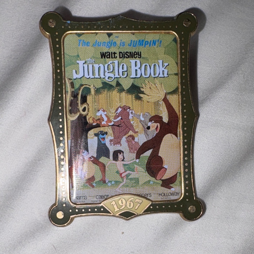 Disney The Jungle Book Gold Green Blue Collectors Enamel Pin